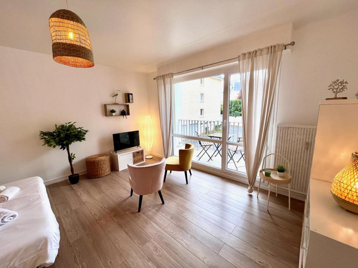 Nihal, Studio Proche Zenith Avec Parking Et Balcon Caen Exterior photo